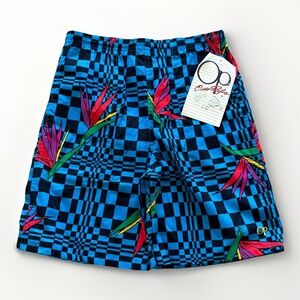 Vintage Ocean Pacific Shorts Youth L Swim Trunks Psychcedelic‎ Surf 90s OP Retro